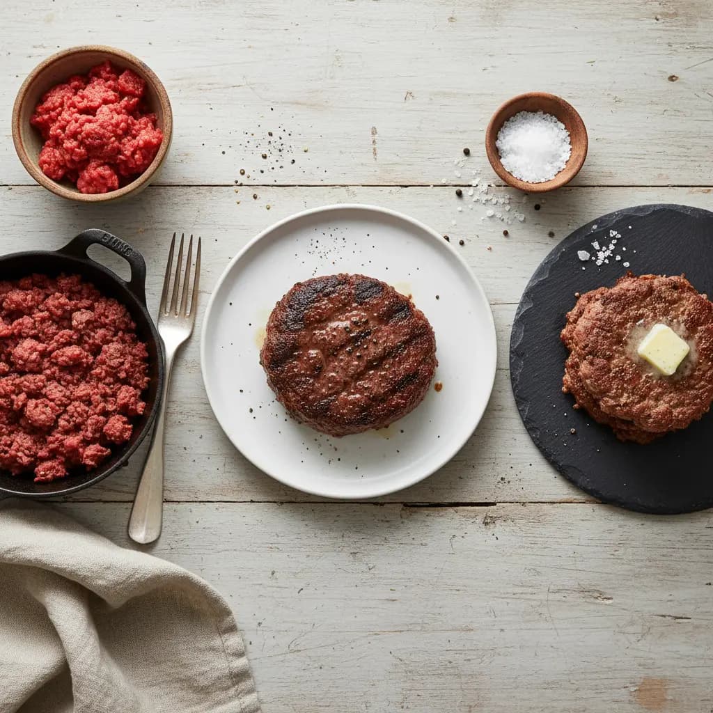 A hearty Carnivore Diet meal featuring cooked ground beef, emphasizing the simplicity and satisfaction of the diet.